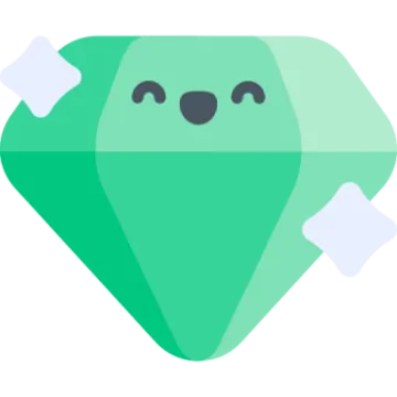 an illustration of a green diamond