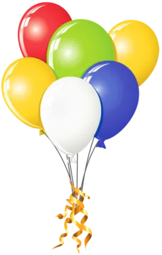 a bunch of balloons