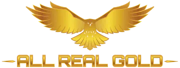 the logo for all gold