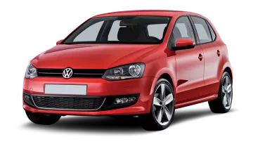a red car on a white background