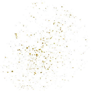 a white background with lots of gold dots