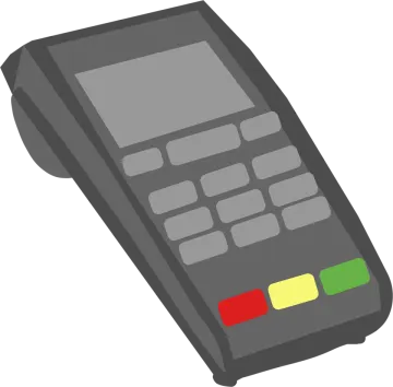 a cell phone with two buttons