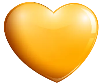 a yellow heart icon