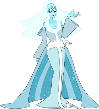 a drawing of a princess with long hair and blue dress