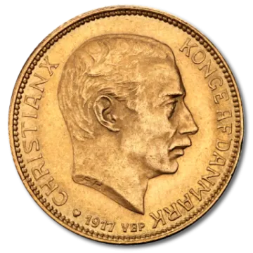 a gold sovereign coin with an image of a man in profile