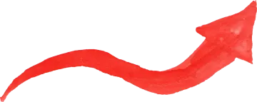 a watercolor drawing of a red wave