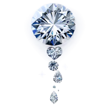 a diamond on a white background