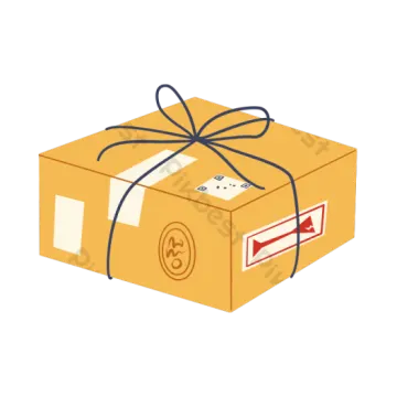 a box with a ribbon tied around it