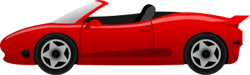 a red sports car