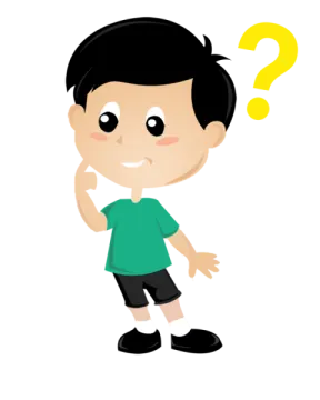 a boy with a green shirt and black shorts