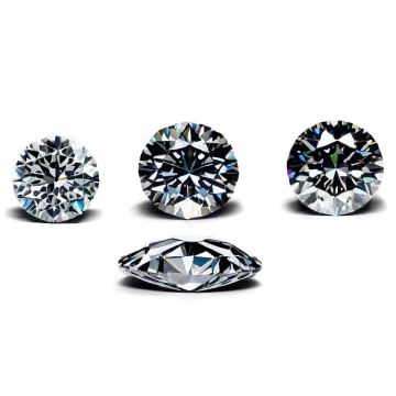 four different types of diamonds