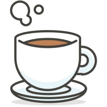 a cup of coffee on a saucer