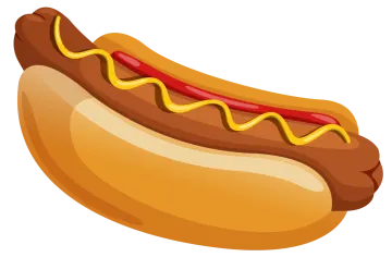a hot dog with mustard on it