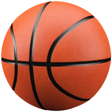 a basketball ball on a white background