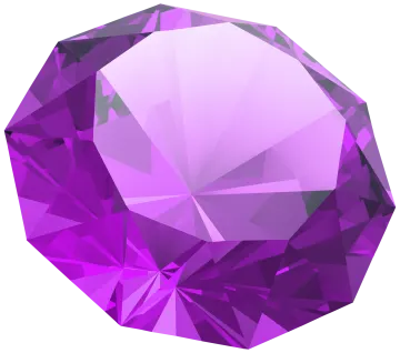 a purple diamond on a white background