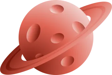 an image of a red planet