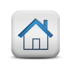 a house icon on a white background