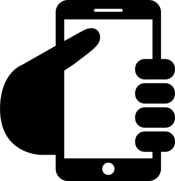 a hand holding a cell phone