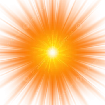 an orange and white burst of light