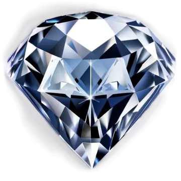 a blue diamond on a white background
