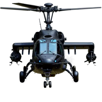 a black helicopter on a white background