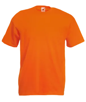 an orange t - shirt on a white background