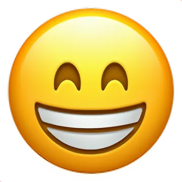a smiley face with a smile on it