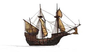 a drawing of a pirate ship