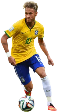 a man in a yellow shirt kicking a soccer ball