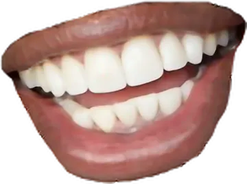 a woman's mouth with white teeth