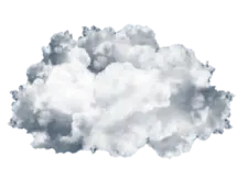 a cloud in the shape of a heart