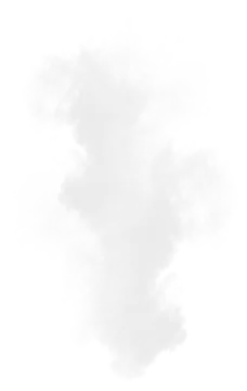 a cloud of smoke on a white background
