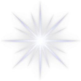 a blue star on a white background
