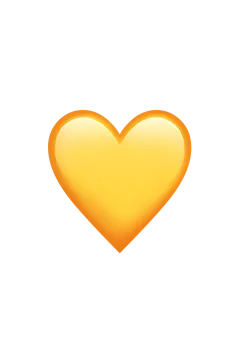 a gold heart icon on a white background