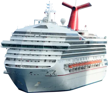 the ship is white