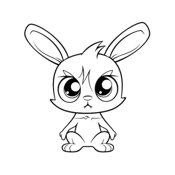 how to draw a cute rabbit