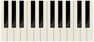 an image of a piano keyboard