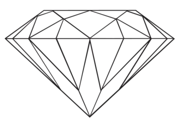 how to draw a diamond