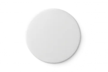 a white wall mounted light with a round shape