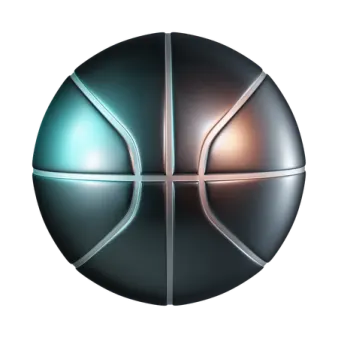 an image of a basketball ball on a white background