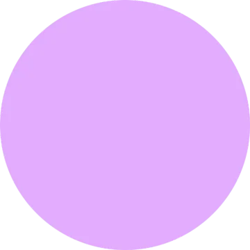 a purple circle on a white background