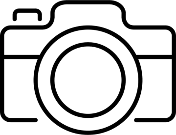 a black and white photo camera