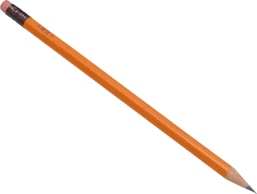 a pencil with an eraser on it