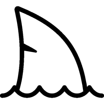 a black and white drawing of a sail