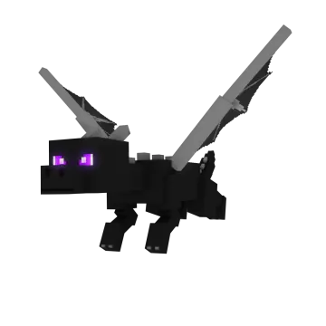 an image of a black dragon with purple eyes