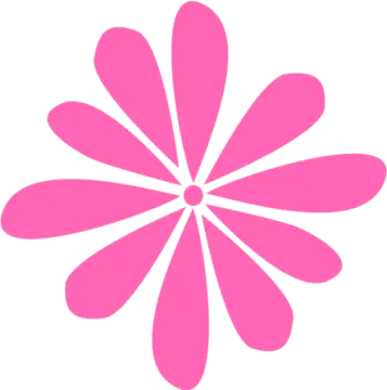a pink flower with white background