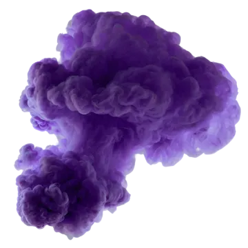 purple smoke on a white background