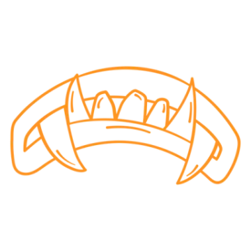 a drawing of a crown on a white background