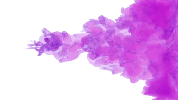 pink ink in water on white background