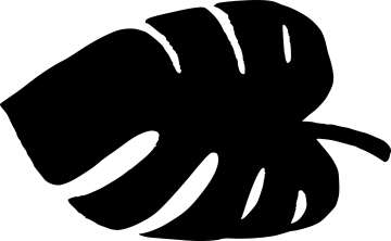 a black and white silhouette of a monster